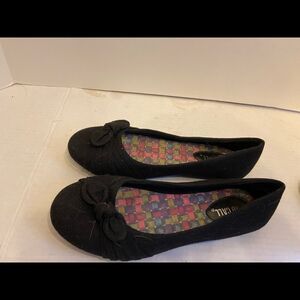 No call flats‎ size 6.5 black shoes